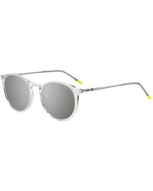 HUGO Trendy Zonnebril Met Meerlaagse Armen - Metallic