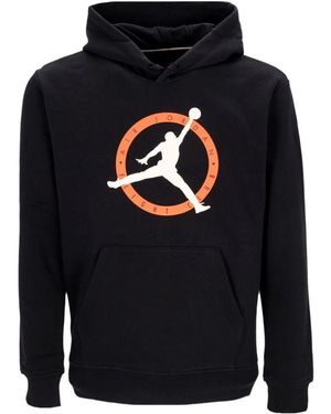 Nike Schwarzer Graphic Fleece Hoodie Langarm - Blau
