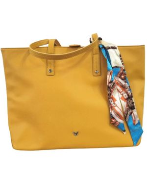 Roncato Tassen ,Oranje ,Leer Cindy Tote Bag - Geel