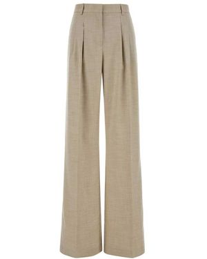ANDAMANE Wide Trousers - Natural