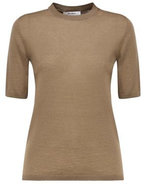 Max Mara Round-Neck Knitwear - Neutre