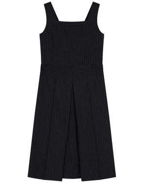 Low Classic Midi Dresses - Zwart
