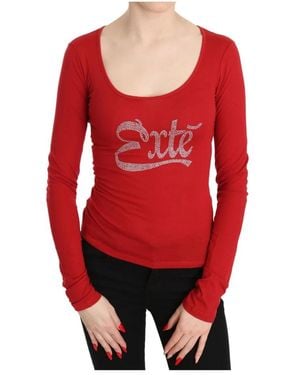 Exte Long Sleeve Tops - Rojo