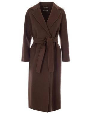 Max Mara Belted Coats - Braun