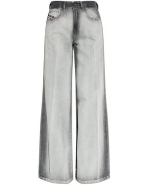 DIESEL Wide Jeans - Gris