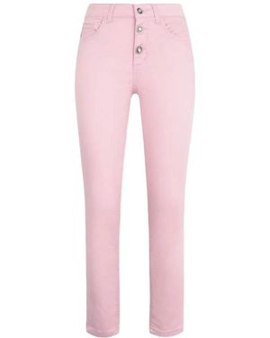Liu Jo Slim-Fit Trousers - Rosa