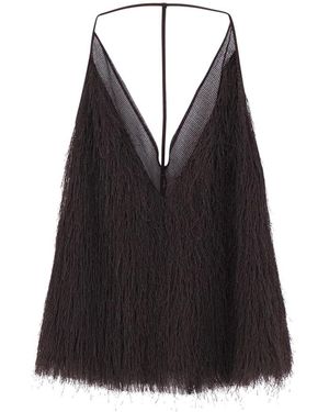 Alysi Sleeveless Tops - Nero