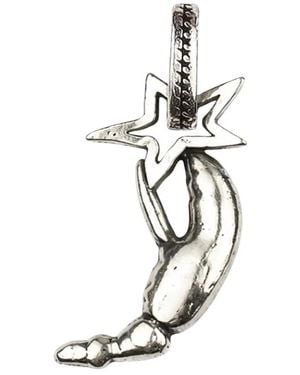 Twojeys Accessoires ,Grijs ,Katoen Claw Charm - Wit