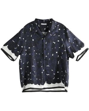 Givenchy Shirt Met Korte Mouwen - Blauw