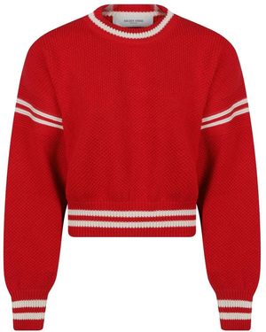 Golden Goose Round-Neck Knitwear - Rojo