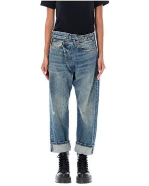 R13 Straight Jeans - Azul