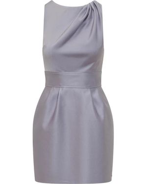 Elisabetta Franchi Short Jurken - Grijs