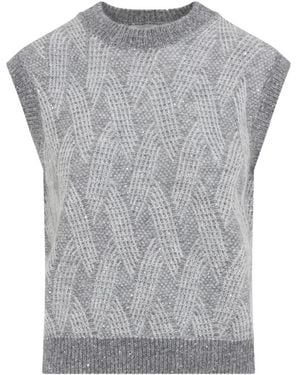 Peserico Gilet - Grijs