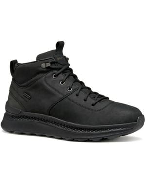 Geox Lace-Up Boots - Black