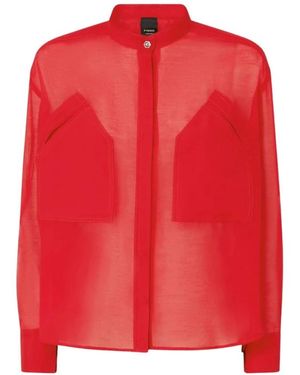 Pinko Overhemden ,Rood ,Katoen Andy Shirt