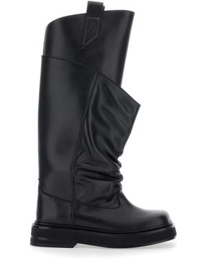 The Attico High Boots - Blue