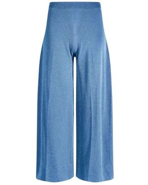 Circus Hotel Wide Trousers - Azul
