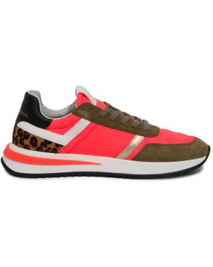 Philippe Model Tropez 2.1 Pop_Fucsia Militaire Schuhe - Rot