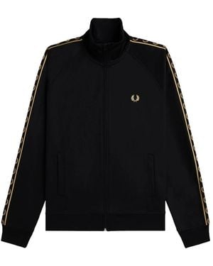 Fred Perry Klassieke Tricot Track Jacket - Zwart