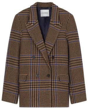 Closed Taillierter Zweireiher Blazer - Braun