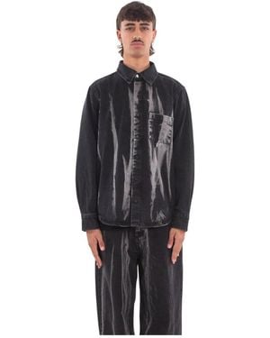 Arte' Denim Shirts - Nero