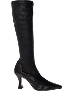 Neous Ran Unterknie-Stiefel - Schwarz
