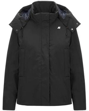 K-Way Winter Jackets - Zwart