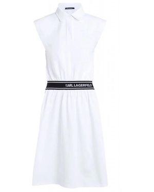 Karl Lagerfeld Polo Dress - Wit