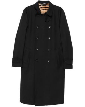 Reveres 1949 Double-Breasted Coats - Black