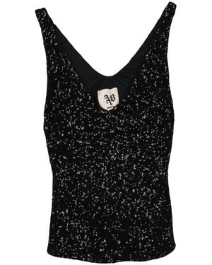 Aniye By Tops ,Zwart ,Polyester Mouwloze Top