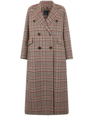 Max Mara Jassen ,Veelkleurig ,Wol Cristina Lange Woljas - Bruin