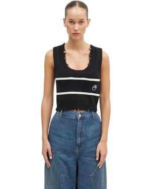 Ambush Round-Neck Knitwear - Azul