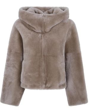 Blancha Faux Fur &Amp; Shearling Jackets - Braun