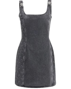 Marine Serre Cotton Casual Dress - Grey