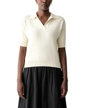Weekend by Maxmara V-Ausschnitt Strickware - Weiß