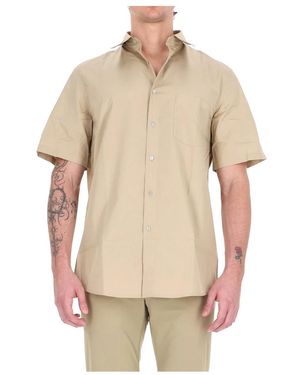 A.P.C. Short Sleeve Shirts - Natural