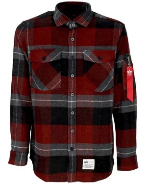 Alpha Industries Casual Shirts - Rouge