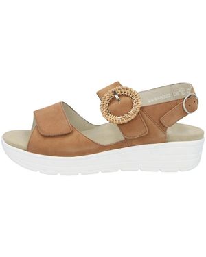 SOLIDUS Greta Keilsandalette - Natur