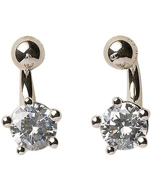 Panconesi Accessoires ,Grijs ,F26Ea 009P Oorbellen - Metallic