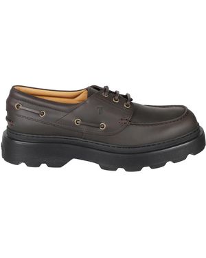 Tod's Braune Flache Schuhe