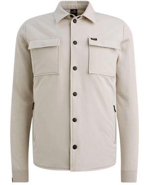 Vanguard Button Jacket Cotton Modal - Grijs