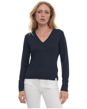 Peuterey Jan Vi 01 V-Neck Pullover - Blauw