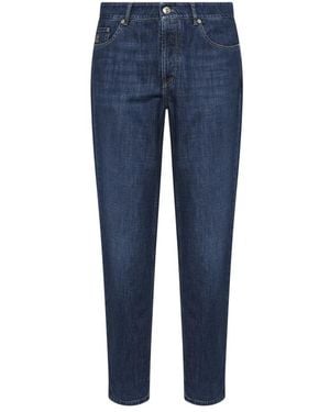 Brunello Cucinelli Slim-Fit Jeans - Blue