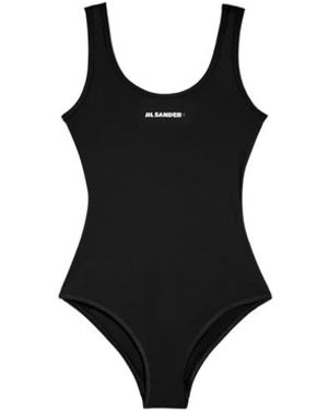 Jil Sander Jersey Badpak - Zwart
