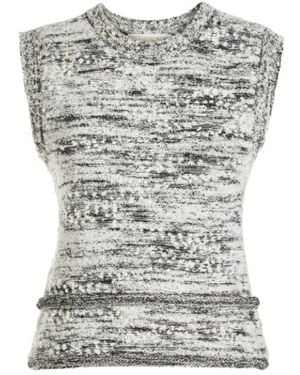 Genny Round-Neck Knitwear - Gris