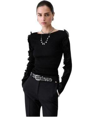 Liu Jo Round-Neck Knitwear - Noir
