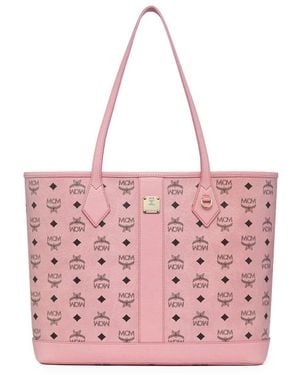 MCM Diamond Tote - Roze