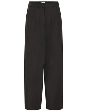 Ichi Wide Trousers - Negro