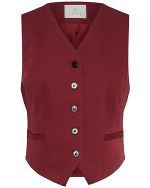 Kaffe Vests - Rojo