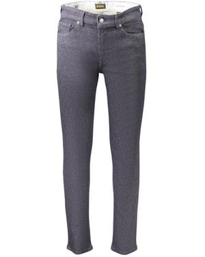 BOSS Jeans ,Blauw ,Katoen Delaware Soft-Motion Jeans